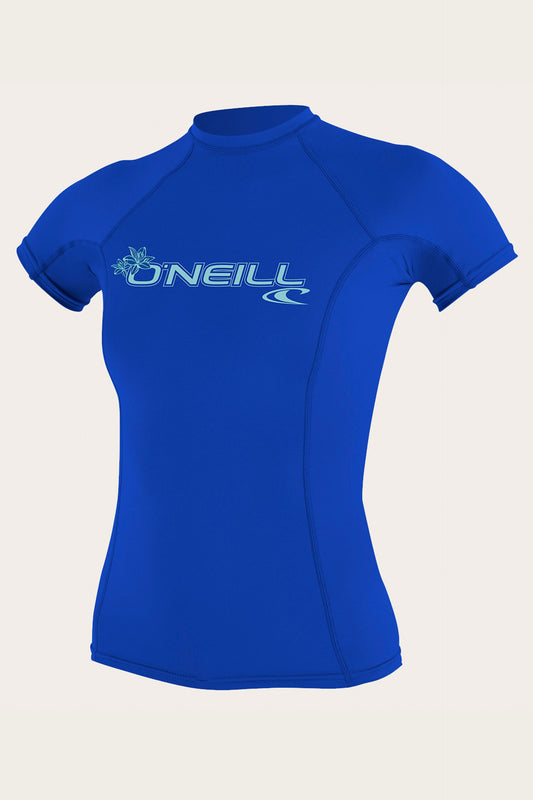 WOMEN'S BASIC 50+ S/S RASH GUARD