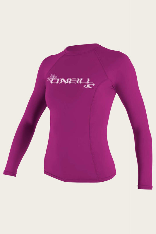 WOMEN'S BASIC 50+ L/S RASH GUARD