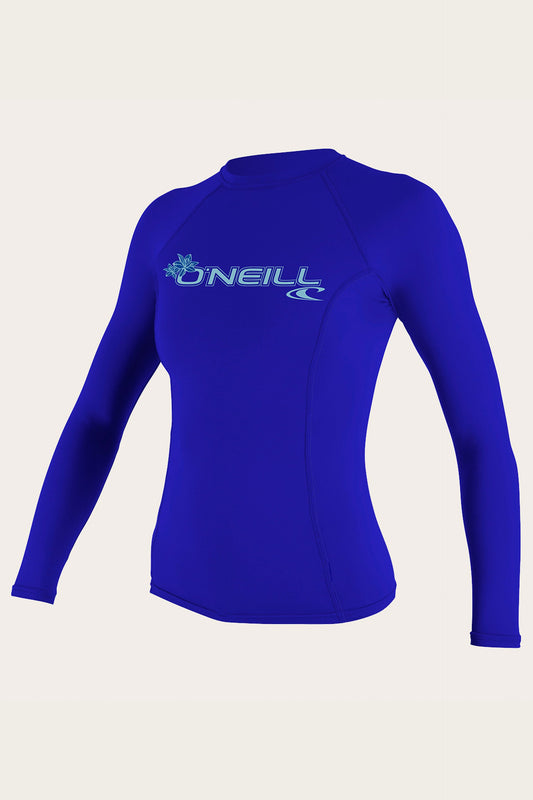 WOMEN'S BASIC 50+ L/S RASH GUARD