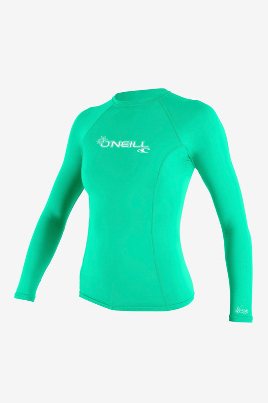 WOMEN'S BASIC 50+ L/S RASH GUARD
