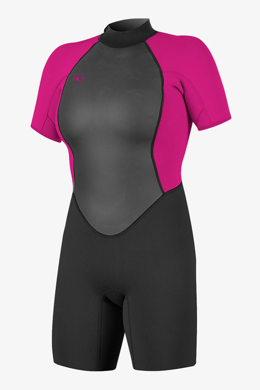 WOMEN'S REACTOR-2 2MM BACK ZIP S/S SPRING WETSUIT