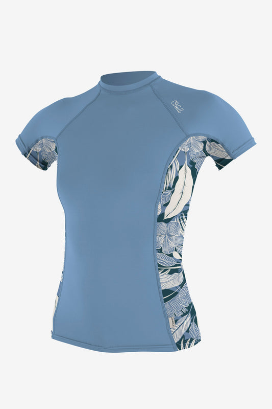 WOMEN'S PRINT S/S RASHGUARD