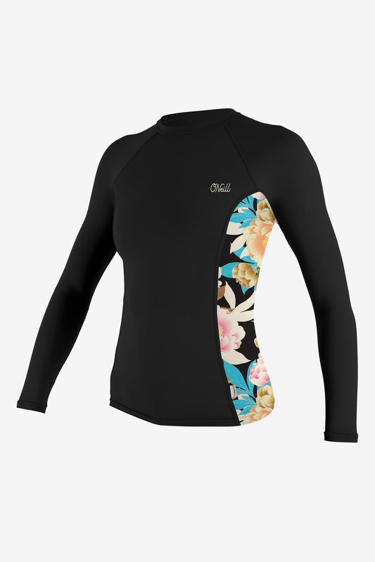 WOMEN'S PRINT L/S RASHGUARD